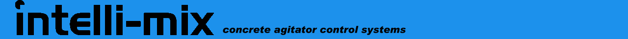 concrete agitator control systems